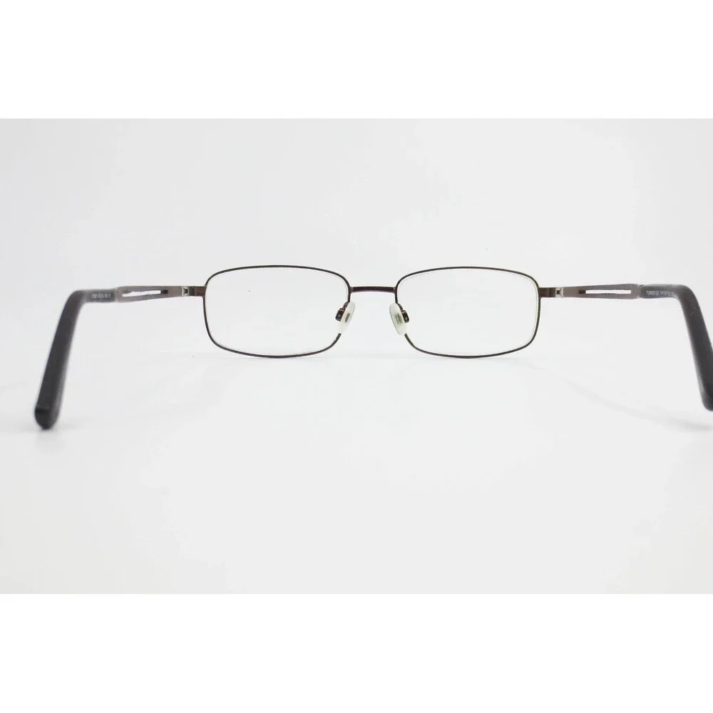 Turboflex TF368 Eyeglass Frames Bronze Brown Rectangular Metal 54-18-140 Mens